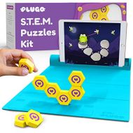 Plugo Link by PlayShifu - STEM Puzzles Kit Magnetic Building Blocks Educational Toy Gift for Boys & Girls Ages 4-10 (works with iPads, iPhones, Samsung tabs/phones, Kindle Fire)