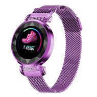 SODIAL Db13 Smart Bracelet Women Blood Pressure Measurement Smart Watch Fitness Tracker Smart Band Ip68 Waterproof Andriod iOS(Purple)