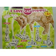 Epoch Jewel Street I LOVE CAT accessories all six cats cats all six 1 scrounge cat (strap) 2 Walk