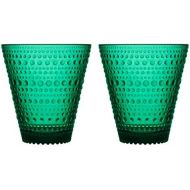 Iittala - Kastehelmi - Glas/Trinkglas/Wasserglas - 30 cl - Emerald/Gruen - 2 Stueck