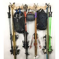[아마존베스트]Pro Board Racks The Apres Vertical Ski Storage Rack (Holds 4 Sets of Skis)