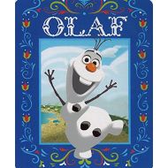 Northwest Disney Frozen Olaf Celebrate Spring Royal Plush Raschel Throw 40x50 Plush Blanket in a Gift Box