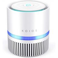 Air Purifiers for Home, KOIOS H13 HEPA Air Purifier for Bedroom Small Room Office Desk, Air Filter for Pets Hair Dander Smoke Pollen, Night Light,100% Ozone Free