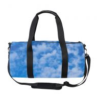 ArtsLifes Nice Blue Sky Duffel Bag Vintage Weekender Overnight Bag Travel Tote Luggage Sports Duffle