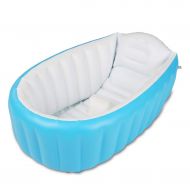 Solimo Ying Bathtub Practical Portable Child Adult Inflatable Bathtub Infants and Young Children with Thick Plastic Inflatable Inflatable Tub Home Bathroom Supplies (Color : Blue)