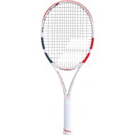 Babolat Pure Strike 103 Tennis Racquet (3rd Gen) - Strung with 16g White Babolat Syn Gut at Mid-Range Tension