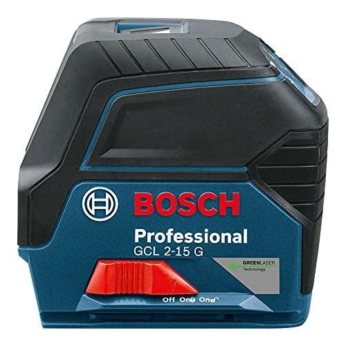  [아마존베스트]Bosch Professional Crossline-Laser GCL 2-15 G (GCL 2-15 G; RM 1 Professional; 3x 1.5 V LR6 batteries (AA); laser target plate; housing (+ L-Boxx-Ready); user manual)