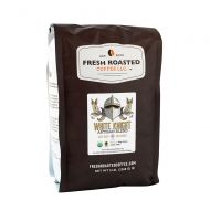 FRESH ROASTED COFFEE LLC FRESHROASTEDCOFFEE.COM Fresh Roasted Coffee LLC, White Knight Organic Coffee, Artisan Blend, Whole Bean, 5 Pound Bag