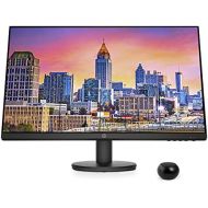 HP P27v G4 27 Inch IPS FHD 1920x1080 Monitor Bundle with HDMI, Low Blue Light, Mini Bluetooth Speaker for Professional Sound, Built-in Mic and Remote Shutter for Photos