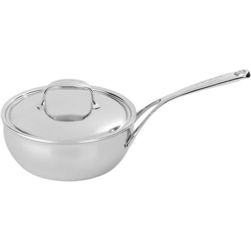  Demeyere Atlantis 2.1 Quart Conic Sauteuse Pan with Stainless Steel Lid