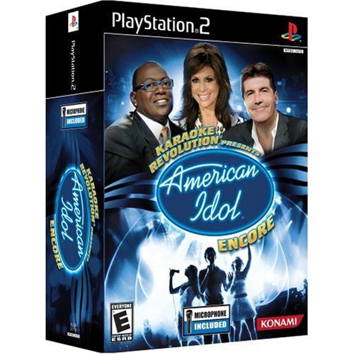 코나미 By      Konami Karaoke Revolution Presents: American Idol Encore BUNDLE - Playstation 3