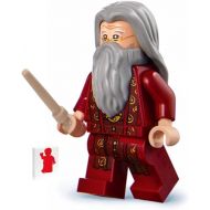 LEGO 2018 Harry Potter Minifigure - Albus Dumbledore (with Black Wand and Stand) 75954