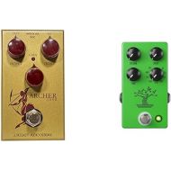 Tour Series Archer IKON Overdrive and Boost Guitar Effects Pedal & JHS Pedals Bonsai 9-Way Screamer Overdrive Guitar Effects Pedal, Green