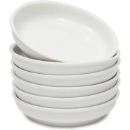 [아마존베스트]Juvale 6-Piece Porcelain Pasta Bowls Set  22-Ounce Soup Bowls, Wide Shallow Large Serving Bowls for Pasta, Salad, Cereal, Desserts - 7.9 x 1.6 Inches, Plain White