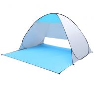 XUROM-Sports Camping Tent Automatic Self Pop Up Beach Tent,UV Sun Protection Beach Tent Kids Play Garden/Backpacking/Hiking/Easy Setup Tent For 2 Person for Outdoor, Hiking, Climbing, Travel (