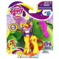 My Little Pony Crystal Princess Celebration Masquerade Ponies - Sunset Shimmer, Rarity, Rainbow Dash and Pinkie Pie