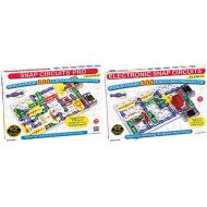 Snap Circuits Pro SC-500 Electronics Exploration Kit | Over 500 Projects | 75 Parts | for Kids 8+ & Classic SC-300 Electronics Exploration Kit | 60 Parts | for Kids 8+