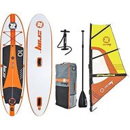 Zray Z-Ray  Aufblasbares Windsurf- und SUP-Set W2 mit Board, Segel, Pumpe, Paddel und Rucksack