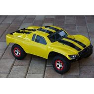 SummitLink Compatible Custom Body Yellow Bumblebee Style Replacement for 1/10 Scale RC Car or Truck (Truck not Included) SS-BEE-03