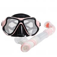 Mankvis Standard Snorkeling Diving Mask Set, Full Dry Leakproof Mask for Boys and Girls Beginners