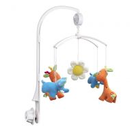 Baby Crib Mobile Bed Bell Toy Holder Arm Bracket and Wind-up Music Box