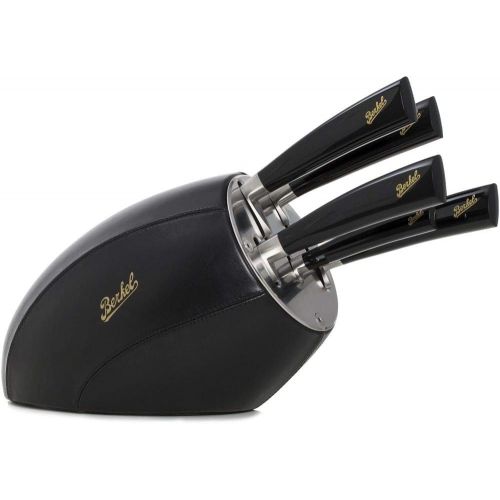  Berkel Elegance Sense Black 5 pc Knife Block/ Black Knife Block / 5 Set of Knives Included / Set of knives for different uses / Designed so that you always have the perfect knife /
