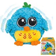 KiddoLab My Dancing and Singing Bird Mr. Blue - Musical Toys for Toddlers and Infants. Baby Singing Funny Owl Toy. Sound and Touch Activated Blue Bird Toy for Girls and Boys, Age 6 Months t