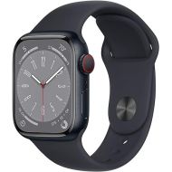 Apple Watch Series 8 (GPS + Cellular, 45mm) - Midnight Aluminum Case with Midnight Sport Band (Renewed Premium)