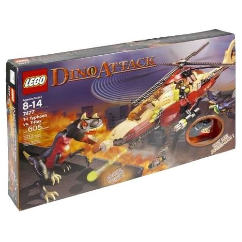  Lego Dino Attack T-1 Typhoon vs.T Rex 7477