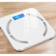 ZXMDMZ-Scales Smart Home Small Adult Precision Electronic Health Weight Scale Bluetooth APP USB Charging -10.2x10.2x0.7inch ZXMDMZ (Color : White)