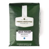 FRESH ROASTED COFFEE LLC FRESHROASTEDCOFFEE.COM Fresh Roasted Coffee LLC, Green Unroasted Indian Monsooned Malabar Water Process Decaffeinated Coffee Beans, 5 Pound Bag