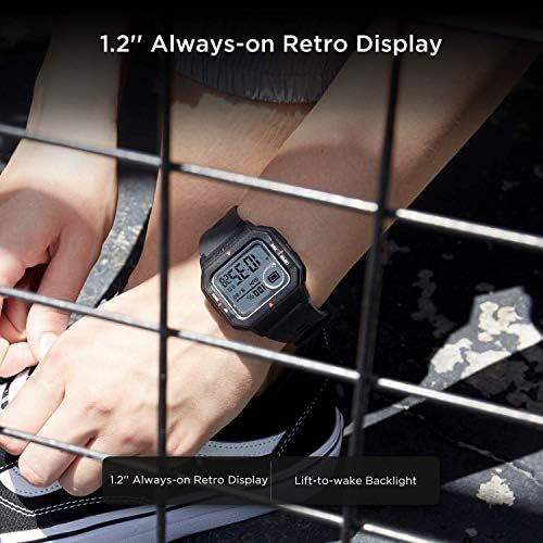  [무료배송]Amazfit Neo Fitness Retro Smartwatch with Real-Time Workout Tracking, Heart Rate and Sleep Monitoring, 28-Day Battery Life, Smart Notifications, 1.2 Always-On Display, Water Resist