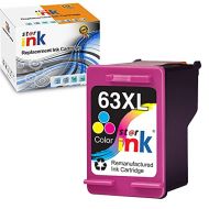 St@r ink Remanufactured ink Cartridge Replacement for HP 63 XL 63XL Color for DeskJet 1110 1112 2130 3630 3632 3634 3639 Envy 4520 4510 4512 OfficeJet 3830 5255 4650 4652 5220 5230