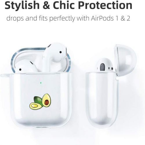  [아마존베스트]AKABEILA protective case compatible with Airpods [front LED visible and wireless charging]