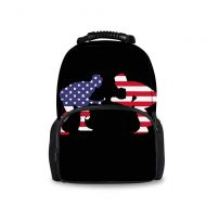 JACINTAN American Pit Bull Kids Bag Backpack School Bags Bookbag Boys