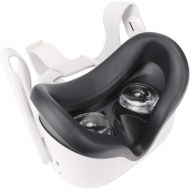 [아마존베스트]APOSU Silicone VR Face Cover for Oculus Quest 2, Face Pad & Face Cushion Compatible with Oculus Quest 2 VR Headset Face Cover Skin Accessories (Black)