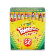 Crayola Twistables Crayons Coloring Set, Kids Craft Supplies, Gift, 50 Count
