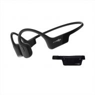 [아마존베스트]AfterShokz Aeropex Open-Ear Wireless Bone Conduction Headphones with Sport Belt, Cosmic Black, 2.3