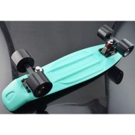 EKRPN Skateboard 22 Skateboard Mini Cruiser Board Retro Boy Girl Skateboard Complete Style Strong Durability ( Color : P Pink2 )