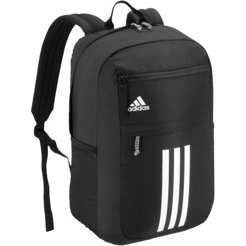 아디다스 adidas Unisex League 3 Stripe Backpack, Black, ONE SIZE