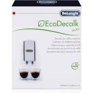 De’Longhi Delonghi Eco Decalk Mini 2x 100ml for Fully Automated Coffee Machines, Espresso Machines, Filter Coffee Machines, Steam Cleaning and Steam Iron Station