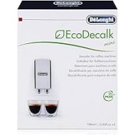 De’Longhi Delonghi Eco Decalk Mini 2?x 100ml for Fully Automated Coffee Machines, Espresso Machines, Filter Coffee Machines, Steam Cleaning and Steam Iron Station