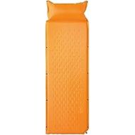 KMDJ Car Mattress Camping Sleep Inflatable Cushion Portable Bed with Pillow Camping Mat Single (Color : Orange)