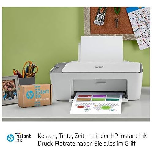 에이치피 [아마존베스트]HP DeskJet 2720 Multifunctional Printer (Instant Ink, Printer, Scanner, Copier, WLAN, Airprint) with 6 Months Instant Ink 425 x 304 x 154 Cement