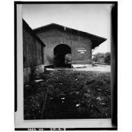 HistoricalFindings Photo: New Albany & Salem Railroad,North Street,Gosport,Owen County,in,Indiana,HABS,3