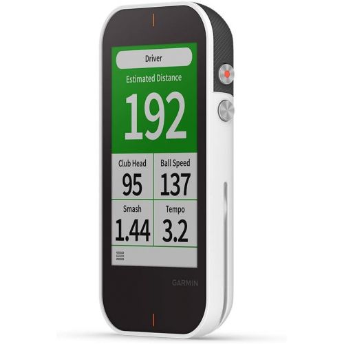 가민 Garmin Approach G80, All-in-One Premium GPS Golf Handheld with Integrated Launch Monitor, 3.5 Touchscreen, Black/White