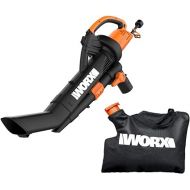 Worx WG509 12 Amp TRIVAC 3-in-1 Electric Leaf Blower with All Metal Mulching System