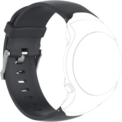  QGHXO Band for Garmin Approach S3, Soft Silicone Replacement Watch Band Strap for Garmin Approach S3