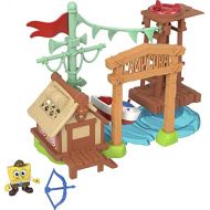 Fisher-Price Imaginext SpongeBob Camp Coral, campground playset with SpongeBob SquarePants figure for preschool kids ages 3-8 years