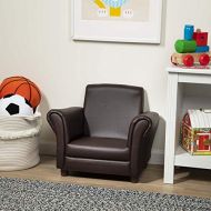 Melissa & Doug Childs Armchair - Coffee Faux Leather